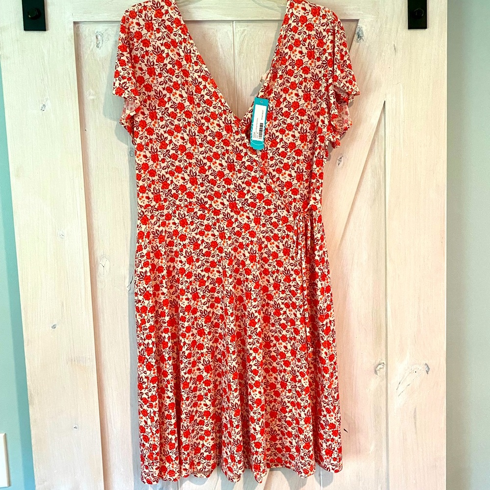 Faux Wrap Dress. New with tags